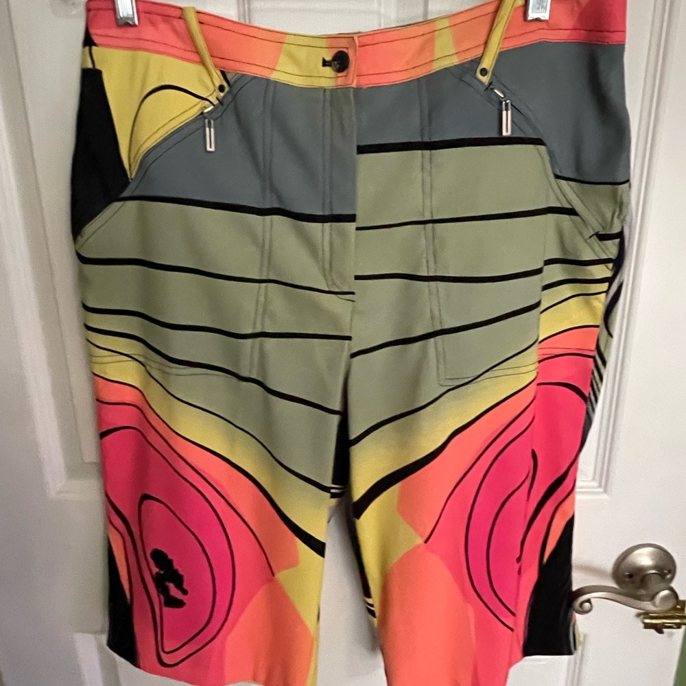 Jamie Sadock Black and Green Shorts